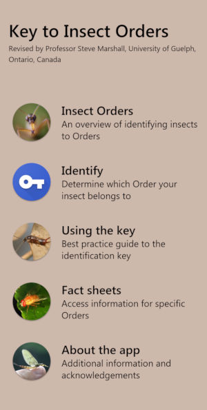 Insect Orders - Revised Edition home screen